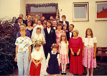 Hochzeits-Gruppenfoto