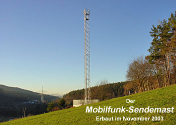 Der Mobilfunk-Sendemast