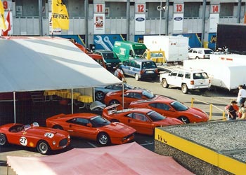 Viele Ferrari-Modelle